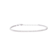 Mabina Bracciale tennis sottile in argento con zirconi 533957